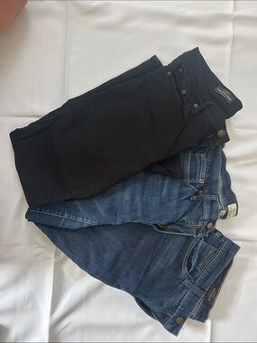 Women’s Black and Blue Jeans trio — Classic Stretch Denim